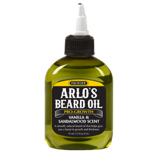 Load image into Gallery viewer, Arlo’s Pro-Growth Vanilla & Sandalwood Beard Wash & Beard Oil Kit – Includes 12oz Beard Wash & Conditioner AND 2.5 oz Beard Oil