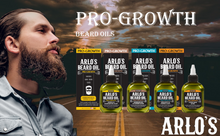 Load image into Gallery viewer, Arlo's Pro Growth Beard Oil - Vanilla Sandalwood 2.5 oz.