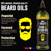 Load image into Gallery viewer, Arlo's Pro Growth Beard Oil - Vanilla Sandalwood 2.5 oz.
