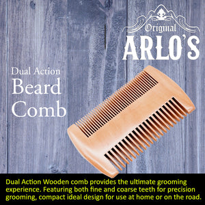 Arlo's 6-PC Premium Pro-Growth Castor & Cooling Fresh-to Death Peppermint Beard Grooming Set