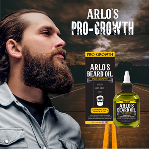 Arlo's Pro Growth Beard Oil - Vanilla Sandalwood 2.5 oz.