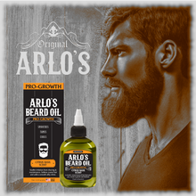 Load image into Gallery viewer, Arlo&#39;s Pro Growth Beard Oil - Citrus Basil 2.5 oz.
