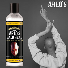 Load image into Gallery viewer, Arlo&#39;s Bald Head Shaving Lotion 6 oz