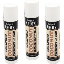 Load image into Gallery viewer, Arlo&#39;s 100% Natural Lip Balm - Coconut (3-PACK)
