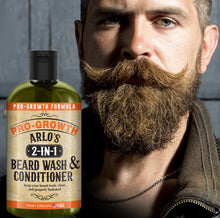 Load image into Gallery viewer, Arlo&#39;s 2-in-1 Beard Wash and Conditioner 12 oz. - Pro Growth Formula